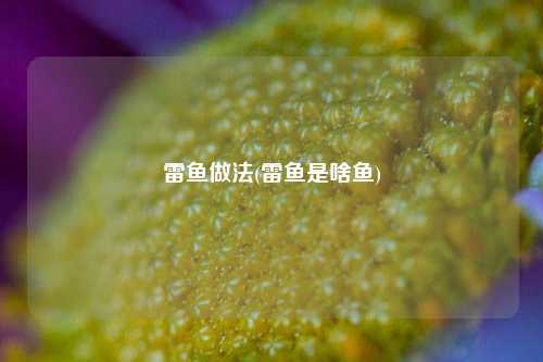 雷鱼做法(雷鱼是啥鱼)